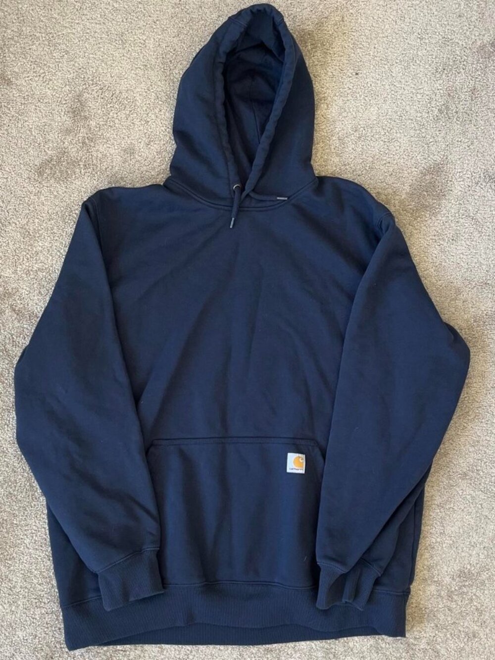 Carhartt Rain Defender Loose Fit Hoodie Navy Blue Size 2XL Tall